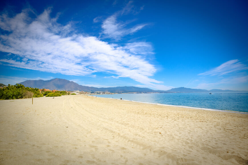 Beautiful beaches on your long stay winter holidays in Spain